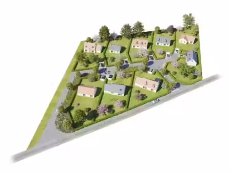 vente terrain 600 m² à bosguérard-de-marcouville (27520)  66 000 €