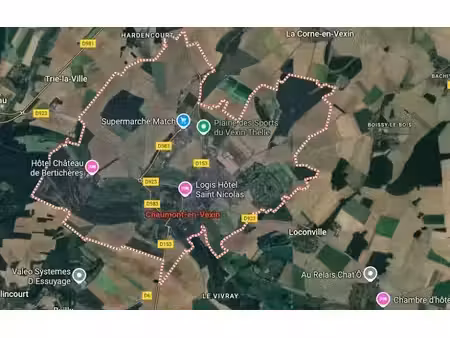 vente terrain 1300 m² à fresneaux-montchevreuil (60240)  65 500 €