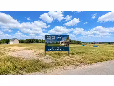 vente terrain 601 m² à nouzilly (37380)  70 000 €