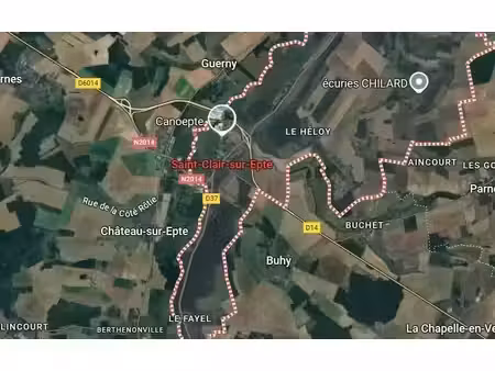 vente terrain 500 m² à saint-clair-sur-epte (95770)  76 500 €