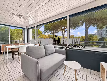 appartement la grande motte - p2 cabine -parking- climatisation
