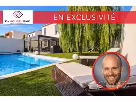 maison familiale avec piscine - 147 m² - 3 faces - perpignan