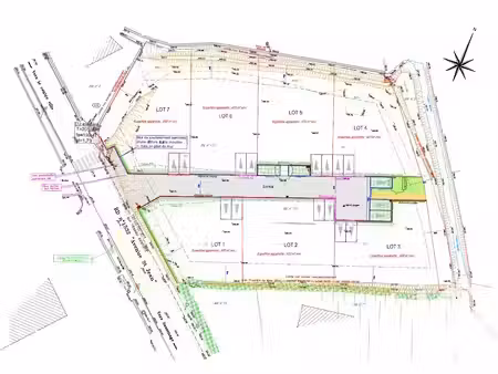 vente terrain à bâtir 433 m²