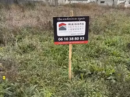 vente terrain 458 m² à la membrolle-sur-longuenée (49770)  82 440 €