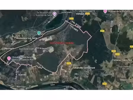 vente terrain 600 m² à saint-martin-la-garenne (78520)  114 000 €