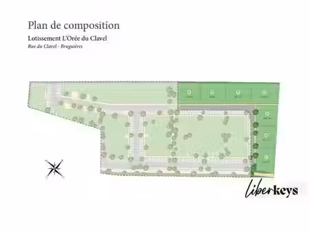 vente terrain à bruguières (31150)  120 000 €