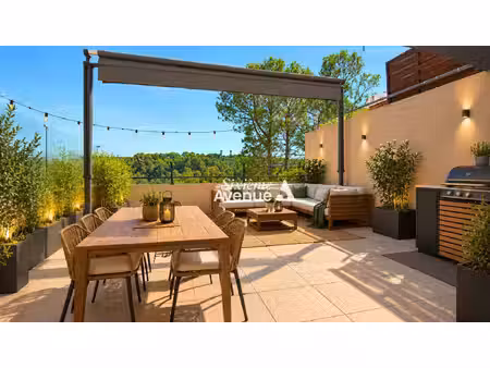 a vendre valbonne appartement 3 pièces 68 m² - grande terrasse - garage et cave