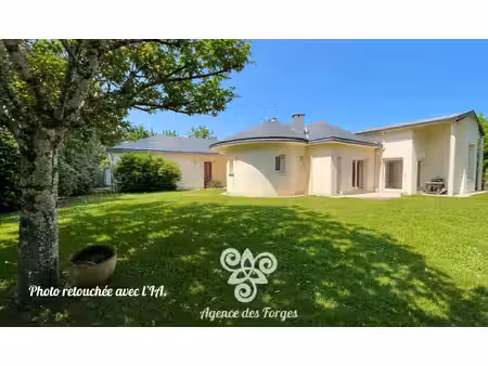 maison d'architecte de 291m² - 6 chambres - avec piscine intérieure & spa - carquefou