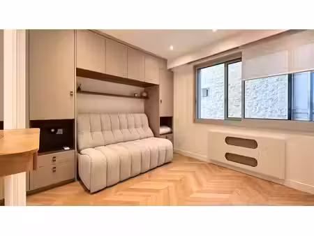 location meublée appartement 1 pièce 24 m² à paris 16ème (75016)  1 500 €
