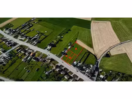 ruime bouwgrond voor halfopen bebouwing met open uitzicht...