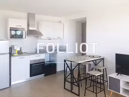 appartement t2 meublé e  rdc à louer à douvres-la-délivrande - réf nh1728