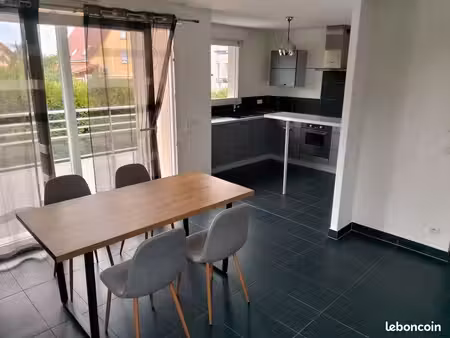 3 pièces meublé 70m² - terrasse & 2 stationnements