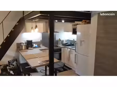 beau studio avec mezzanine entièrement meublé