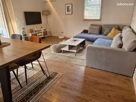 t4 meublé de standing 87 m² avec jardin privatif de 150 m²