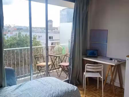 studio meublé 20 56 m² + balcon – métro mairie de montreuil à 2 min