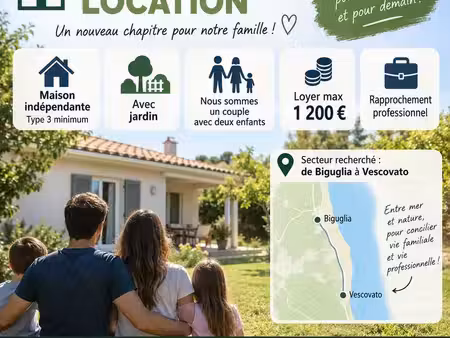 cherche maison a louer