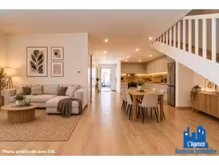 exclusivité ! mérignac - maison type 4 d'environ 98 m² avec un jardin de 31 m² + garage de