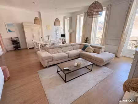 appartement de charme rénové – 94 m² – quartier des antiquaires  proche castellane
