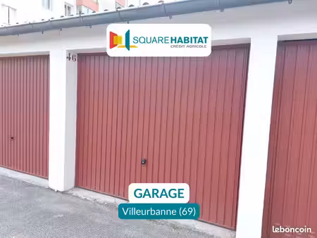 parking/box 13 m² villeurbanne