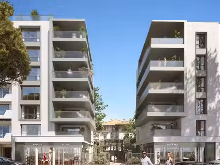 antibes / juan-les-pins – superbe appartement neuf 3 pièces en front de mer avec balcon
