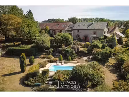l'authentique bourguignonne : longère de prestige et vue sur la vallée