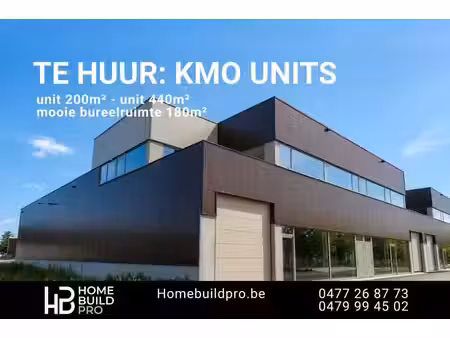 kmo units en kantoorruimte