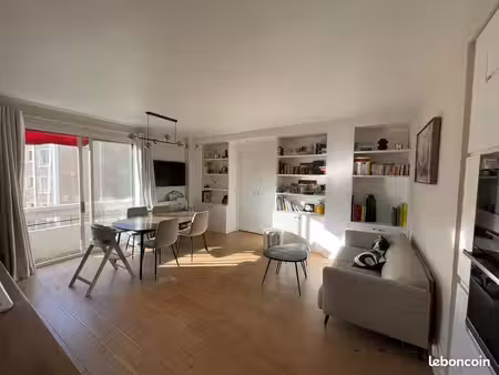 av. de versailles - 57m² lumineux  balcon  ascenseur  gardien