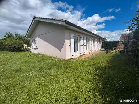 exclusivité cabinet morin anse (69480) –maison de plain-pied avec terrain clos et arboré