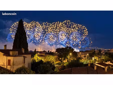 t3 cannes montfleury/californie vue mer chambre et sejour