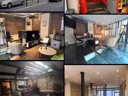 bureaux 220 m² paris 10e – lumineux  atypiques et climatisés