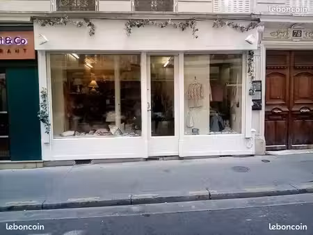 cession droit au bail boutique paris 16
