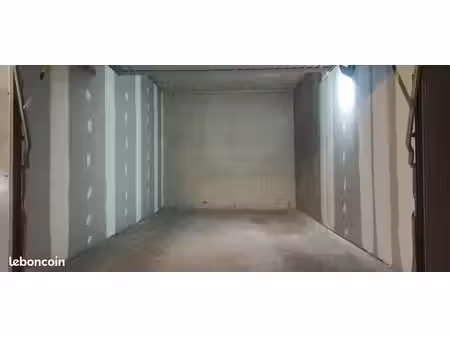 garage box en sous-sol