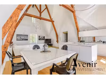 quais de saône - appartement d'exception meublé - 145m2 - t3 - jardin - parking