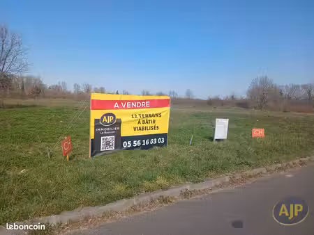 terrain 1200 m² st paul de blaye
