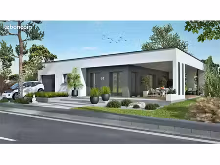 projet de construction d'une maison 93 m² avec terrain à lafitte-vigordane (31) au prix de