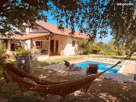 ? maison de caractère – 127 m² aménagés – piscine – terrain 4 000 m²