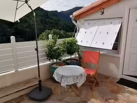 vends appartement 70 m2 avec jardin 190m2 vue dégagée