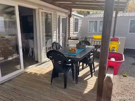? à vendre – superbe mobil-home trigano 40 m² – 3 chambres – 2 salles de bains – siblu la 
