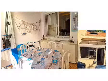 a valras-plage : particulier vend maison de pêcheur de 48 m² rénovée à 100 m de la plage  