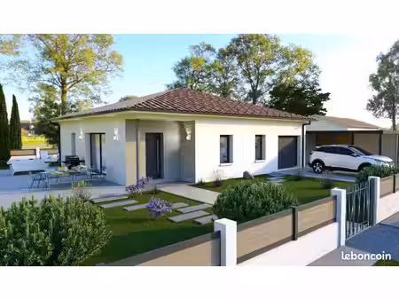 projet de construction d'une maison 90 m² avec terrain à les billaux (33)