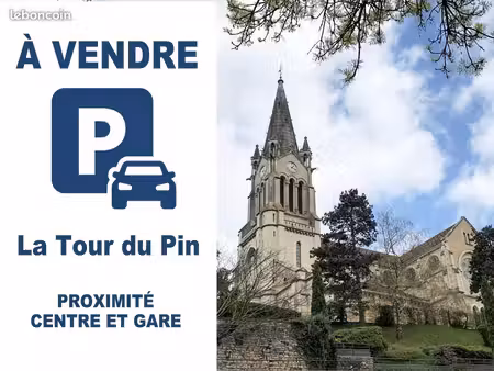 parking sécurisé – 2 locataires en place – rentabilité 10 % – la tour-du-pin