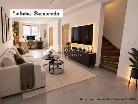 vente maison 4 pièces 93 m² à comines (59560)  206 000 €