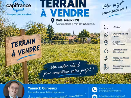 terrain 1 555 m² balaiseaux