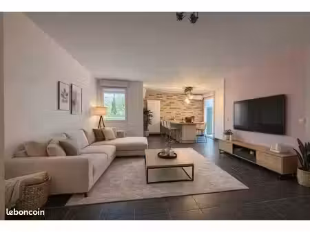 t3 61 m² – double terrasses – garage - fontanil cornillon