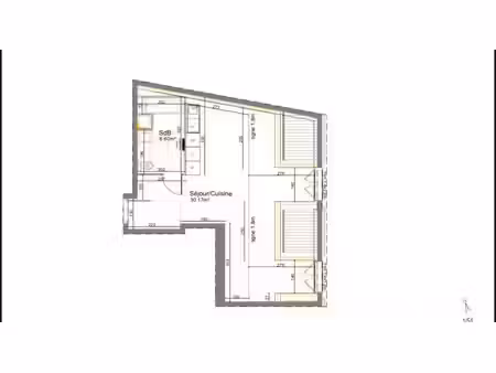 vente appartement 1 pièce 37 m² à la ferté-sous-jouarre (77260)  127 800 €