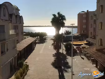 appartement t2 + cabine - vue plage du grazel