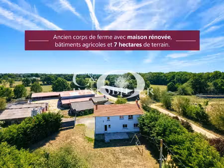 ensemble immobilier ancien corps de ferme plus de 7 hect