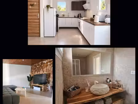 ? maison rénovée de plain-pied – 115 m² – 4 chambres