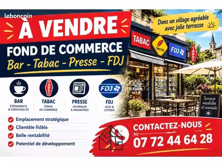 bar  presse  tabac 200 m² villerest