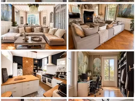 duplex dans maison bourgeoise avec cheminée